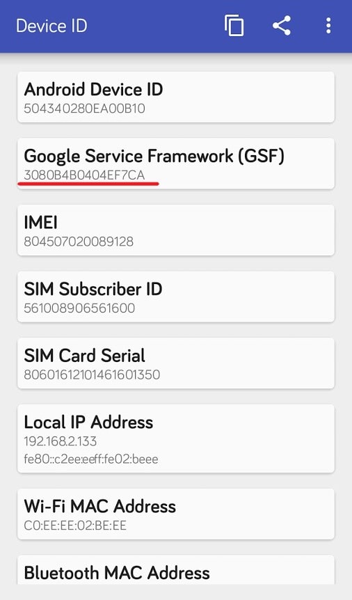 Google Services Framework (GSF)